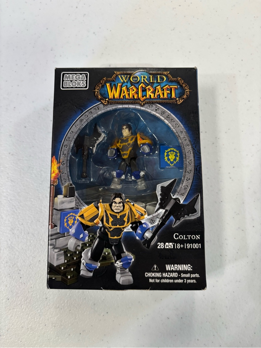 Mega Bloks World of Warcraft Colton Figure - Blue & Yellow